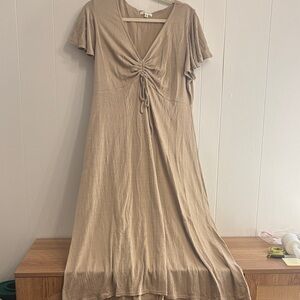 Elegant Tan Dress